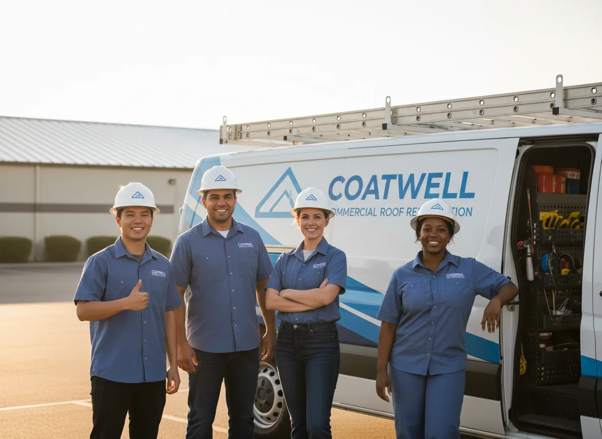 Commercial roof coating company in Wright, MN